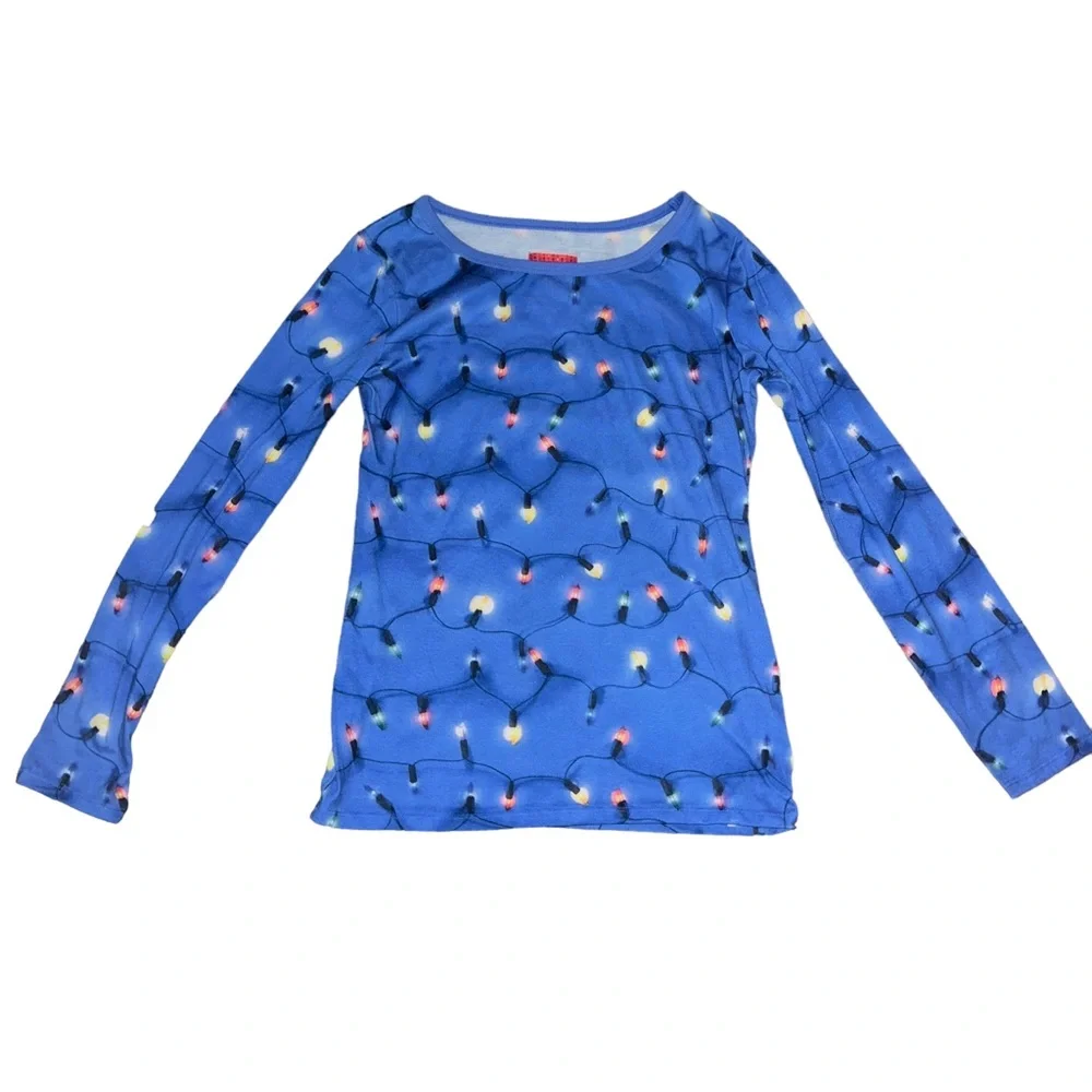 Target Christmas lights print pajama set - Picture 3 of 5